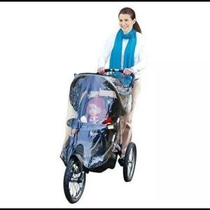 NEW weather shield for jogging stroller